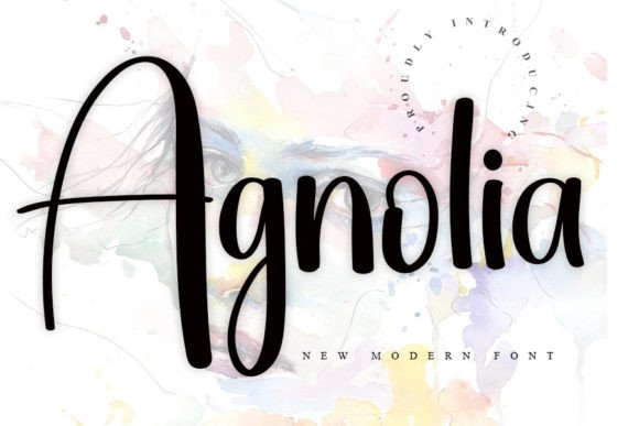 Agnolia Font for Modern Web Design
