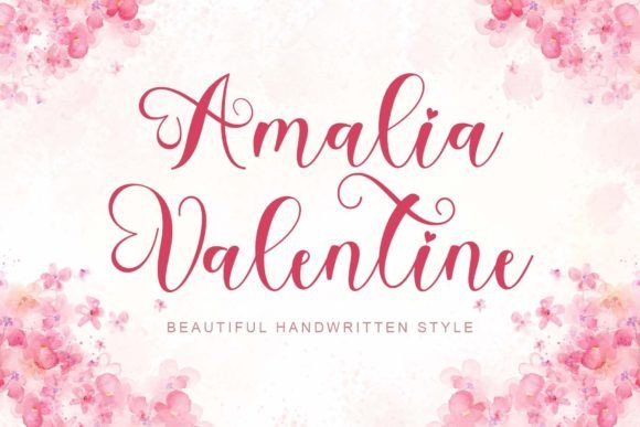 Amalia Valentine Font for Digital Marketing and Branding