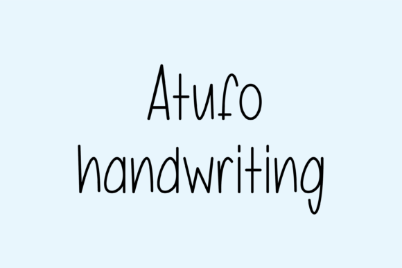 Atufo: A Whimsical Font for Handmade Creations
