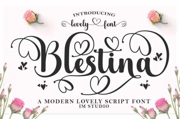 Blestina: A Charming Script Font for Creative Projects
