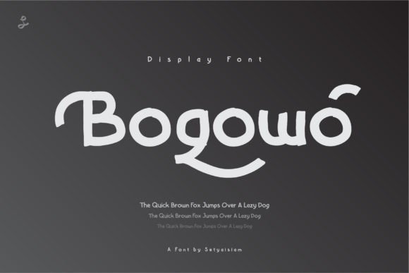 Bogowo: A Quirky Handwritten Font for Digital Creativity