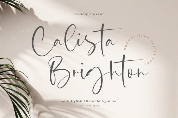 Calista Brighton: A Dazzling Script Font for Web Design