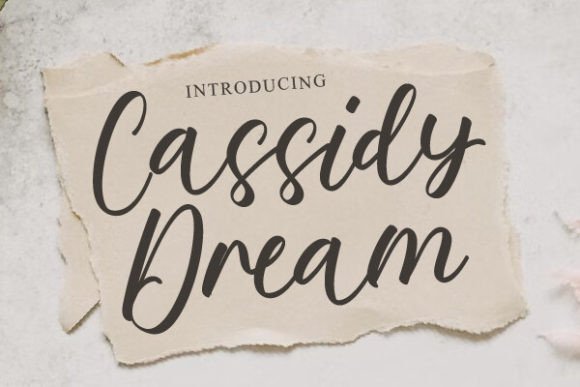 Cassidy Dream Font for Business Branding