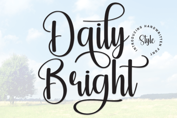 Daily Bright: A Handwritten Typeface for Editorial Warmth