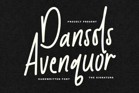 Dansols Avenquor: The Handwritten Font for Authentic Brand Identity