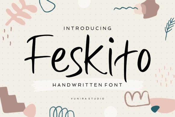 Feskito: A Script Font for Modern Design Projects