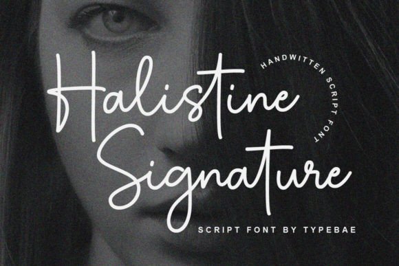 Halistine Signature Font for Web Design