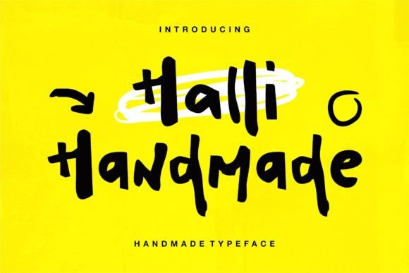Halli Handmade: A Script Font for Creative Projects