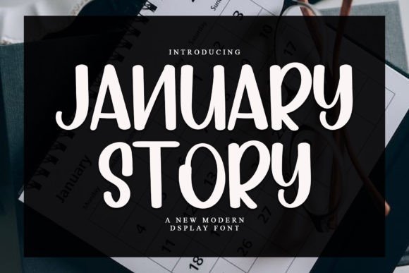 January Story: A Handwritten Font for Editorial Design