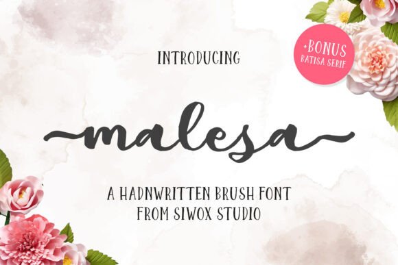 Malesa Brush: A Premium Script Font for Elegant Brand Identity