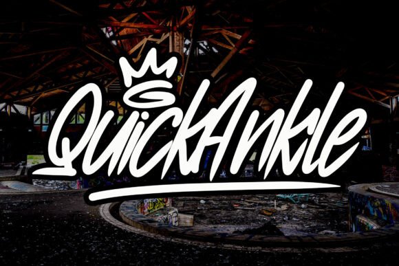 Quick Ankle: The Bold Hand Brush Font That Elevates Small Business Branding