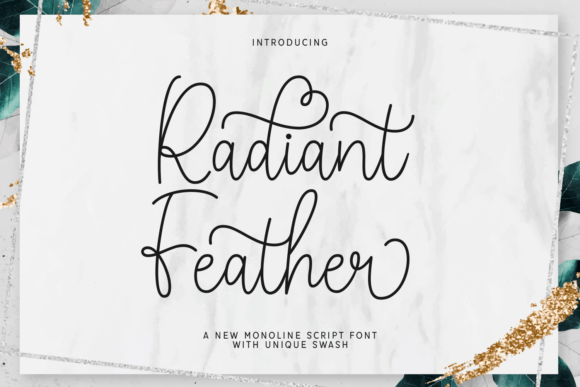 Radiant Feather: A Script Font Review for Campaign Design