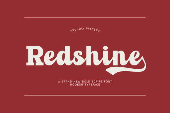Redshine: The Bold Script Typeface That Elevates Your Brand Identity