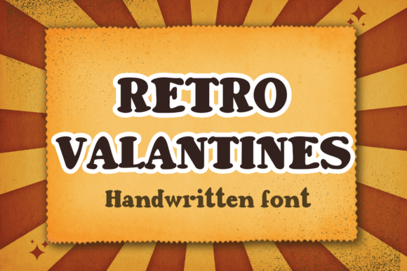 Retro Valentines Font Review for Editorial Design