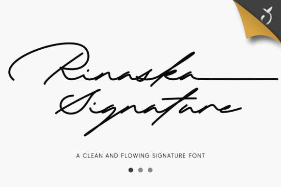 Rinaska Signature: The Elegant Typeface for Polished Brand Identity