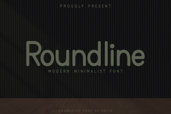 Roundline Font for Modern Branding Projects