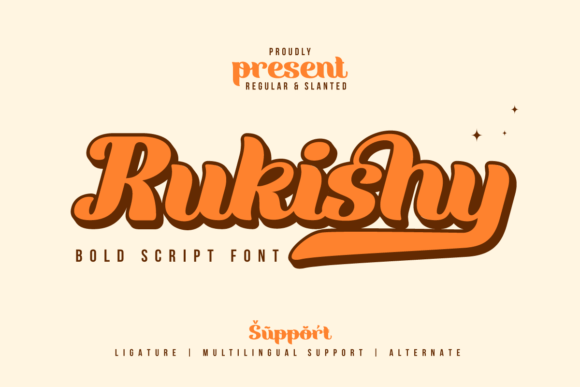 Rukishy Font for Handmade Branding