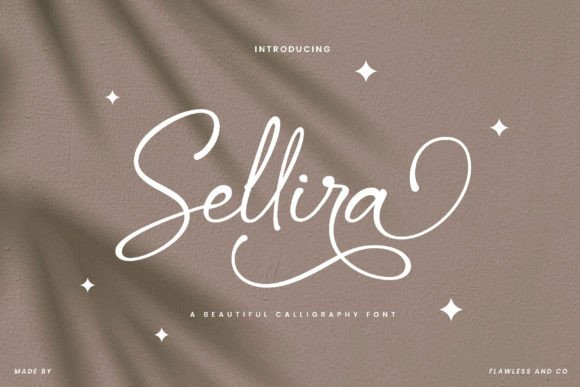Sellira Script Font for Editorial Design