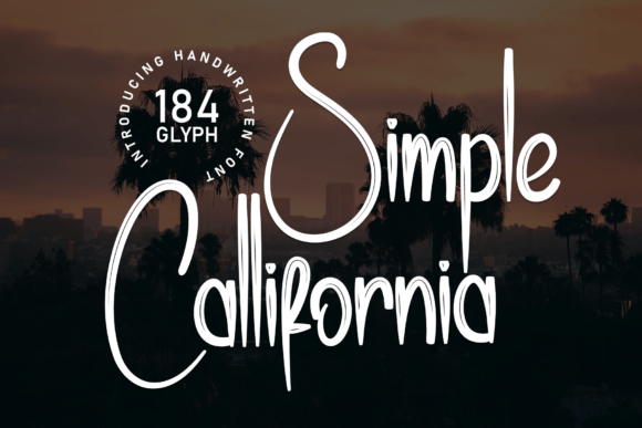 Simple Callifornia: A Handwritten Font for Editorial Elegance