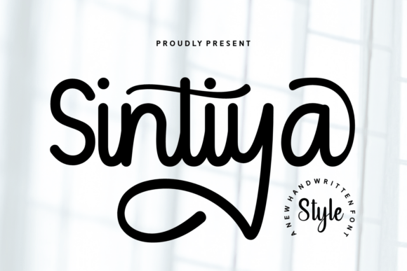 Sintiya: A Bold Handwritten Typeface for Memorable Branding