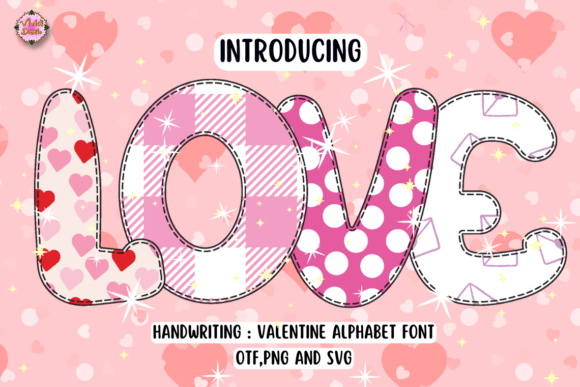 Valentine Alphabet: A Creative Font for Brand Identity