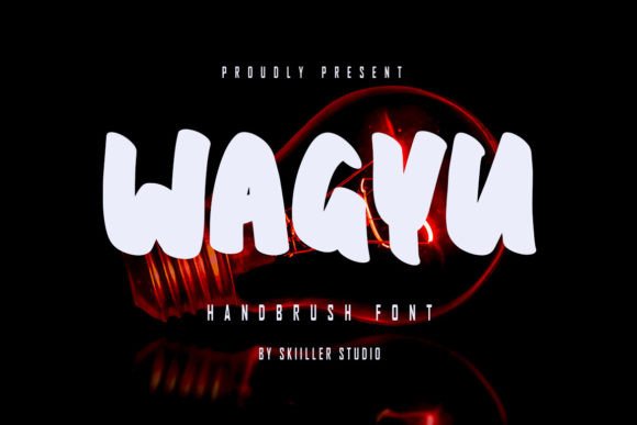 Wagyu Font for Business Branding
